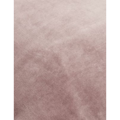 M&S Pure Cotton Velvet Cushion - Heather, Heather,Mustard