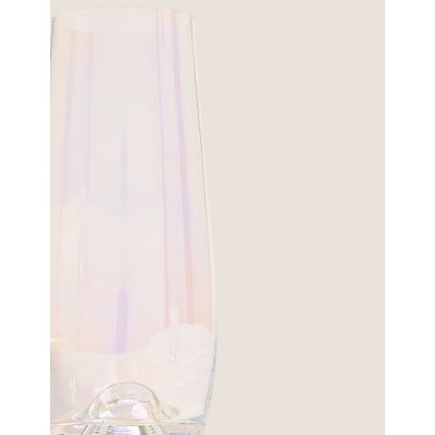 M&S Set of 2 Lustre Stemless Prosecco Glasses - Pearl, Pearl