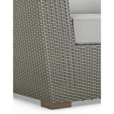 M&S Marlow Rattan Effect Garden Armchair - Grey, Grey