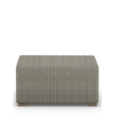 M&S Marlow Rattan Effect Garden Coffee Table - Grey, Grey