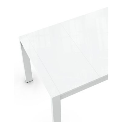 M&S Finn 6-8 Seater Extending Dining Table - White, White