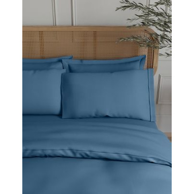 M&S 2pk Egyptian Cotton 230 Thread Count Pillowcases - Slate Blue, Slate Blue,Light Wedgewood,Mink,Air Force Blue,Granite,Blue/Green,Ice White,Silver Grey,Light Duck Egg,Cream,Midnight Navy,Slate,Dusted Mauve,Khaki,Antique Gold,Dusted Pink