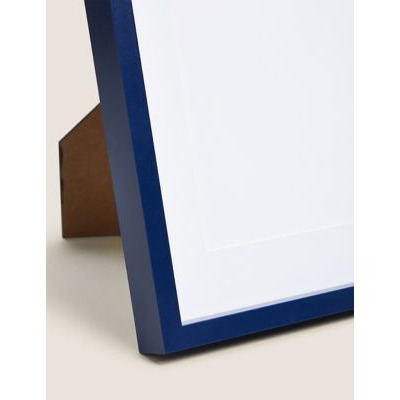 M&S  Wood Photo Frame A4 - Navy, Navy,Grey,Natural Mix,Black,Pink