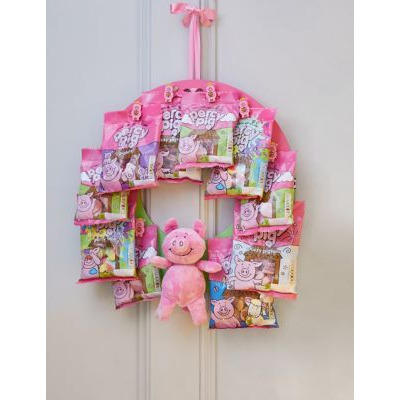 Percy Pig Picture Holder with Percy Pig favourites & Plush Toy