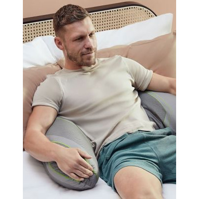 Kally Sleep Sports Recovery Medium Body PIllow - Grey Mix, Grey Mix