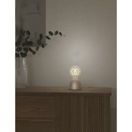M&S Heart Table Lamp - Pink Mix, Pink Mix