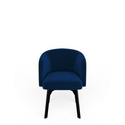 M&S Velvet Swivel Office Chair - Ash Grey, Ash Grey