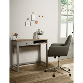 M&S Salcombe Desk Console - Light Grey, Light Grey