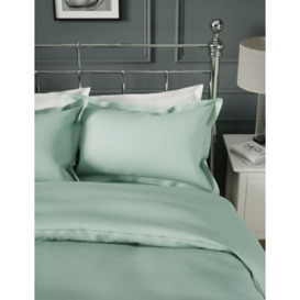 M&S 2pk Egyptian Cotton Sateen 400 Thread Count Oxford Pillowcases - Duck Egg, Duck Egg,Light Cream,Ash Grey,Navy,Pearl Grey,Dusted Mauve,Petrol,Soft Pink