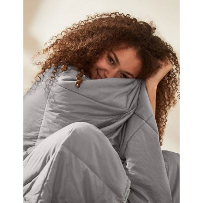 Kally Sleep Weighted Blanket Grey, Grey by Marks Spencer