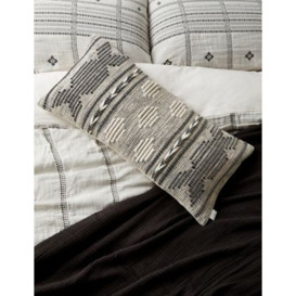 M&S X Fired Earth Casablanca Collection Mauresque Bolster Cushion - Natural Mix, Natural Mix
