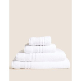 M&S Super Plush Pure Cotton Towel - FACE - White, White,Walnut,Duck Egg,Petrol,Mauve,Charcoal,Powder Blue,Cream