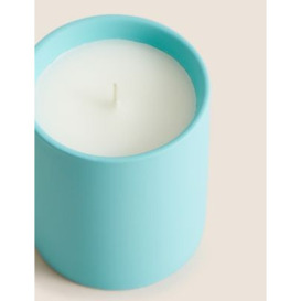 M&S Fresh Linen Scented Candle - Blue, Blue