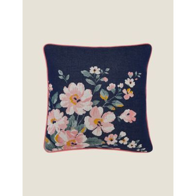 Cath Kidston Cotton Rich Spitalfields Cushion - Navy Mix, Navy Mix