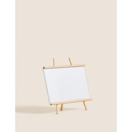 M&S Metal Easel Photo Frame 4x6 inch - Gold, Gold,Black