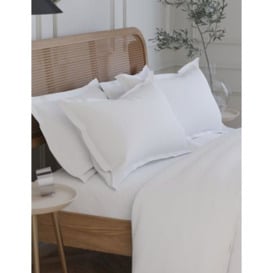 M&S 2pk Egyptian Cotton 230 Thread Count Oxford Pillowcases - Ice White, Ice White,Cream,Midnight Navy,Mink,Silver Grey,Dusted Pink