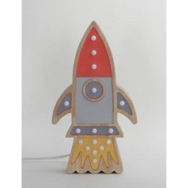 M&S Kids Rocket LED Table Lamp Multi, Multi by Marks Spencer