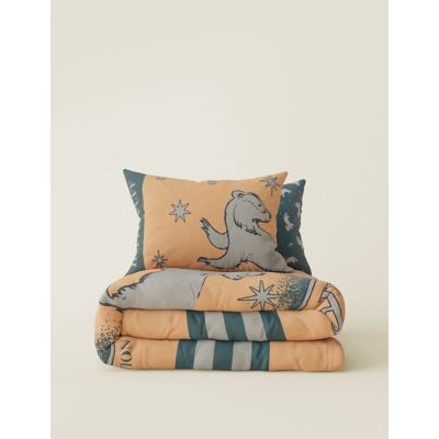 M&S Hufflepuff Cotton Blend Bedding Set - DBL - Yellow, Yellow