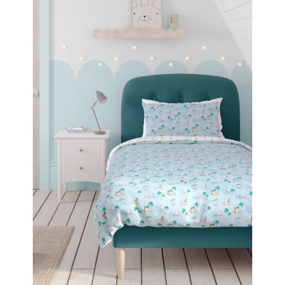 M&S Snoopy™ Cotton Blend Bedding Set - SGL - Blue Mix, Blue Mix
