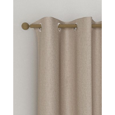 M&S Anti Allergy Eyelet Blackout Temperature Smart Curtains - EW90 - Champagne, Champagne,Blush,Light Grey