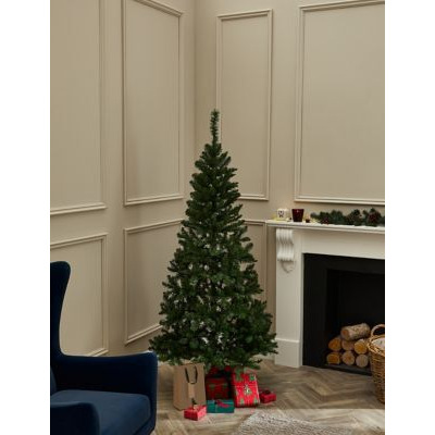 M&S 6ft Spruce Christmas Tree - Green, Green