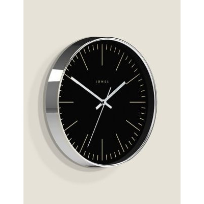 Jones Clocks Penny Wall Clock - Chrome, Chrome