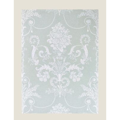 Laura Ashley Pure Cotton Josette Knitted Throw - Duck Egg, Duck Egg