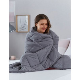 Silentnight Wellbeing 9kg Weighted Blanket - Charcoal, Charcoal