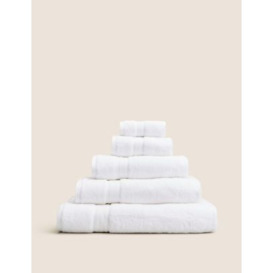 M&S Heavyweight Super Soft Pure Cotton Towel - HAND - White, White,Charcoal,Silver Grey,Mocha
