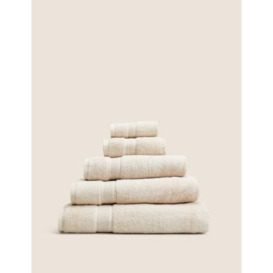 M&S Heavyweight Super Soft Pure Cotton Towel - BATH - Mocha, Mocha,Duck Egg