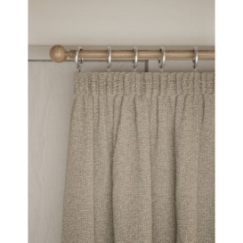 M&S Heavyweight Woven Eyelet Blackout Curtains - WDR90 - Natural, Natural