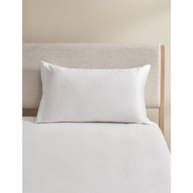 M&S Pure Silk Pillowcase - White, White,Navy,Soft Pink,Slate Blue,Charcoal,Natural,Mink,Light Grey,Soft Green,Mint
