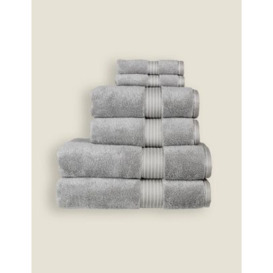 Christy Supreme Hygro Towel - HAND - Silver, Silver,White