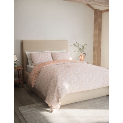 M&S Cotton Blend Floral Bedding Set - SGL - Pink Mix, Pink Mix