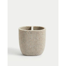 M&S Natural Stone Effect Toothbrush Holder, Natural