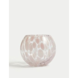 M&S Confetti Fishbowl Vase - Light Pink, Light Pink