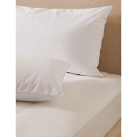 Sleep Solutions 2pk Terry Waterproof Pillow Protectors - White, White