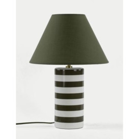 M&S Oti Table Lamp - Green, Green,Ochre