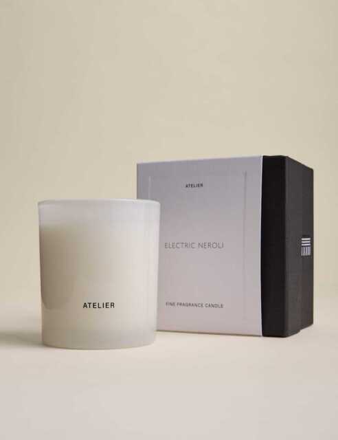Atelier Electric Neroli Scented Candle Black Mix