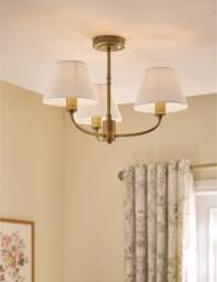 Laura Ashley Denston Multi Ceiling Light Bronze