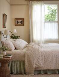 Piglet In Bed Posy Bud Linen Rich Duvet Cover Yellow Mix