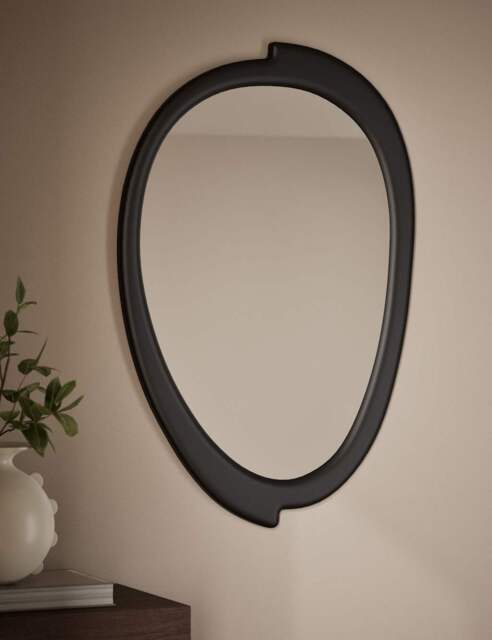 M&S X Kelly Hoppen Abstract Mirror Black