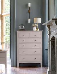 Gallery Direct Hastings Grey 6 Drawer Chest Grey
