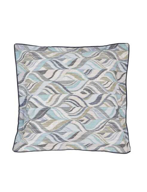 Bedeck of Belfast 2 Pack Pure Cotton Rayanne Square Pillowcases Teal Mix