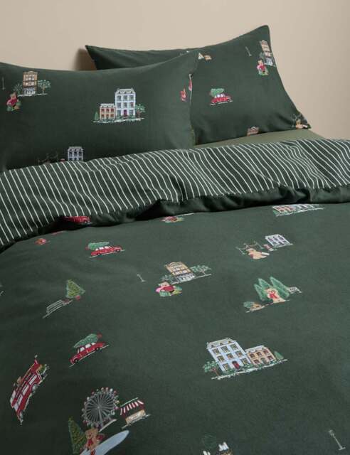 Spencer Bear™ Pure Cotton Spencer Bear™ Christmas Bedding Set Green Mix