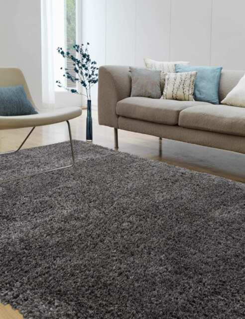 Asiatic Richie Soft Touch Shaggy Rug Grey