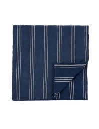 Bedeck of Belfast Pure Cotton Emmeline Quilted Throw Blue Mix