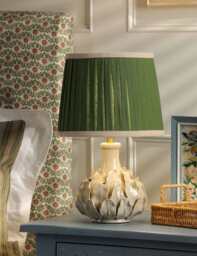 Joules Home Lighting Chatsworth Ceramic Table Lamp Green Mix