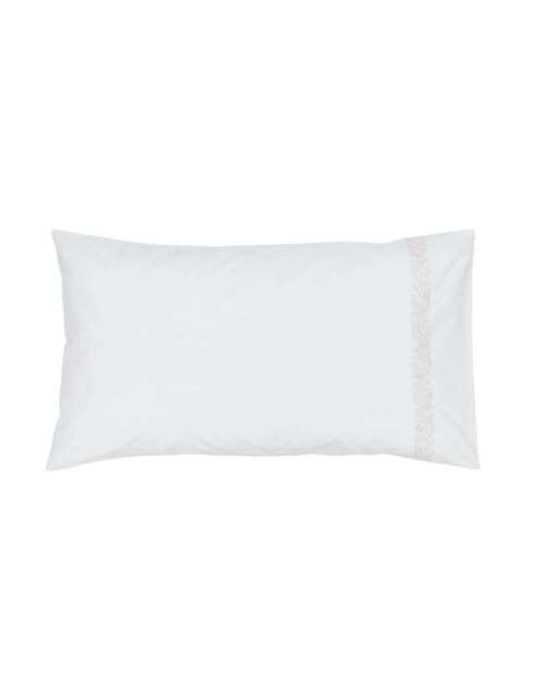 Bedeck of Belfast 2 Pack Pure Cotton Marielle Pillowcases White