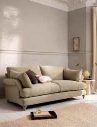 BARKER AND STONEHOUSE Isla 3 Seater Sofa Khaki